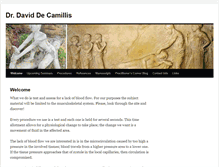 Tablet Screenshot of drdavedecamillis.com